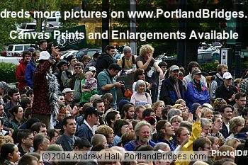 Michael Moore Rally for John Kerry, Portland State University, 2004