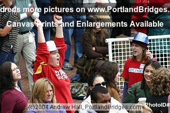 Michael Moore Rally for John Kerry, Portland State University, 2004