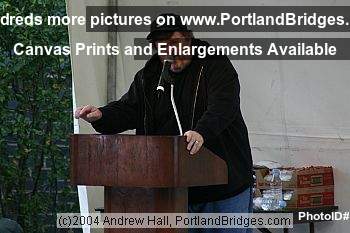 Michael Moore Rally for John Kerry, Portland State University, 2004