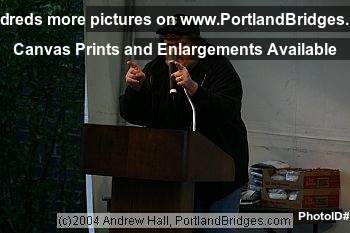 Michael Moore Rally for John Kerry, Portland State University, 2004