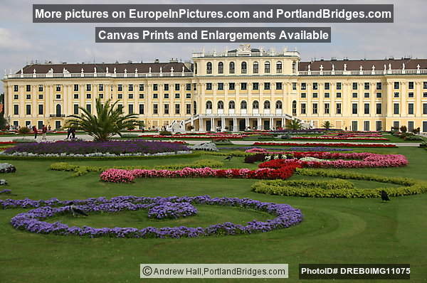 Schoenbrunn Palace, Gardens, Vienna 