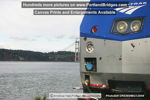 Puget Sound and Amtrak Train