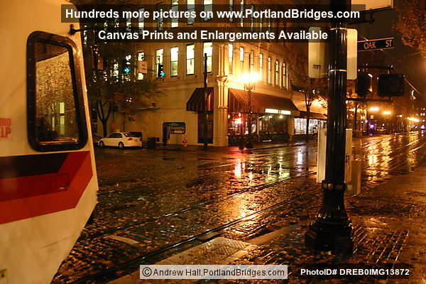 MAX At Night, in the Rain, Portland