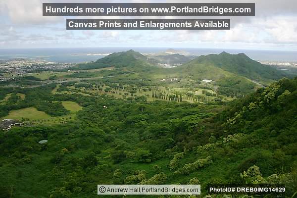 Oahu, Hawaii:  Pali Lookout, Kailua