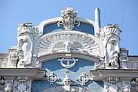 Art Nouveau Buildings in Riga, Latvia