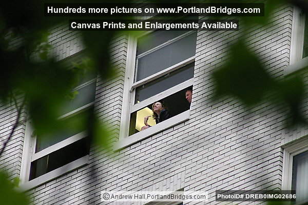 John Kerry Rally, Portland, Pioneer Courthouse Square, 2004