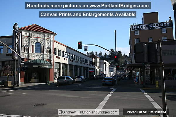 Liberty Theatre, Hotel Elliot, Astoria, Oregon