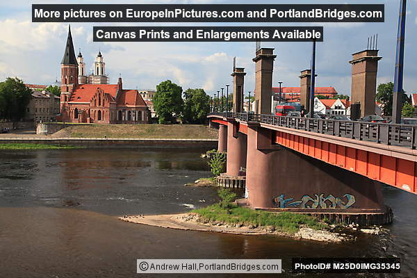 Vytautas the Great Bridge, Church of the Assumption, Kaunas