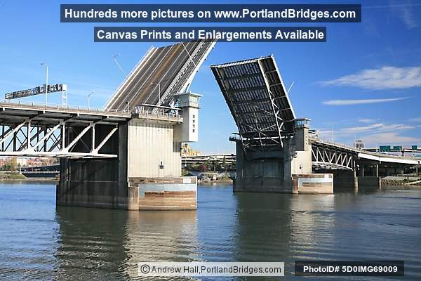 Morrison Bridge, Raised (Portland, Oregon)