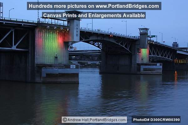 Morrison Bridge, Dusk (Portland, Oregon)