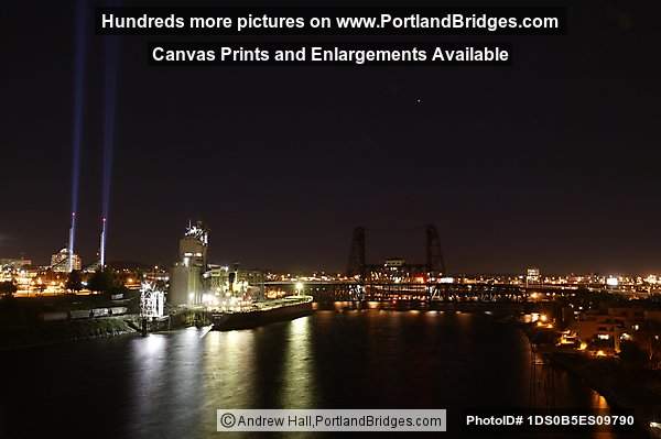 Oregon Convention Center 9/11 Commemoration Lights (Portland, Oregon)