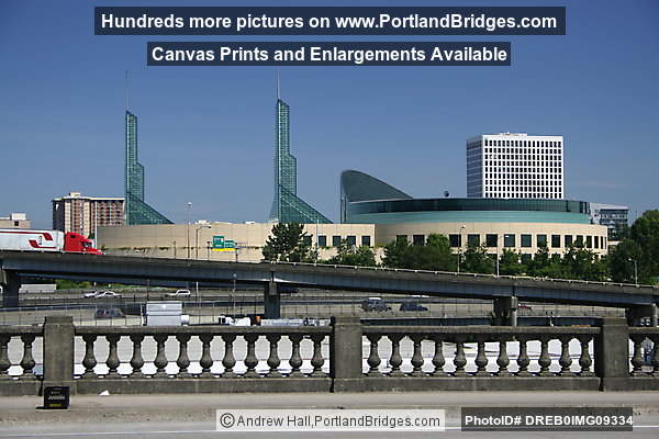 Oregon Convention Center from Burnside Bridge (Portland, Oregon)