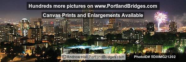 Portland Fireworks, July 4th 2007