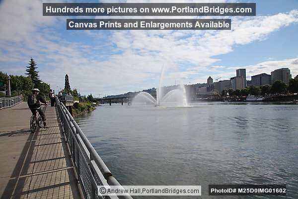 Eastbank Esplande, Portland Fireboat, Willamette River