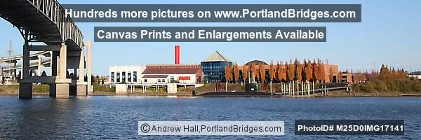 Marquam Bridge, OMSI, Willamette River (Portland, Oregon)