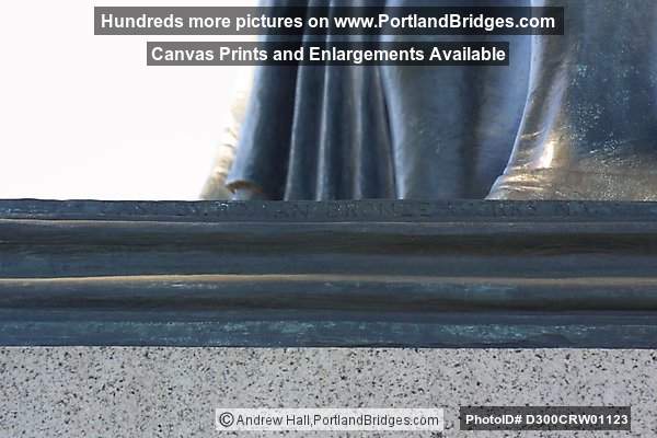 George Washington Statue (close-up), Portland, Oregon