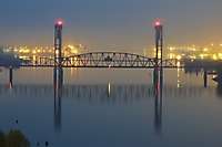Portland Railroad Bridge Daybreak 