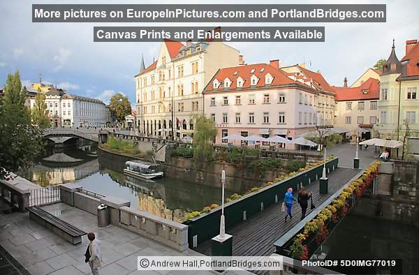 Ugly Duckling Wooden Bridge, Ljubljana
