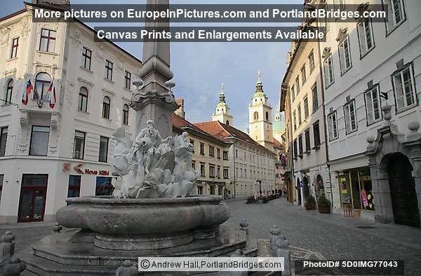 Robba Fountain Saint Nicholas' Cathedral, Ljubljana