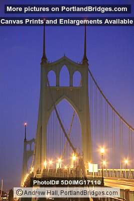 St. Johns Bridge, Night (Portland, Oregon)