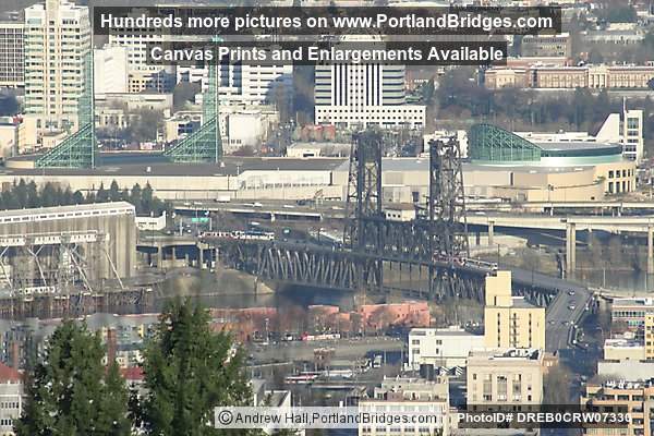Steel Bridge, Oregon Convention Center, NE Portland