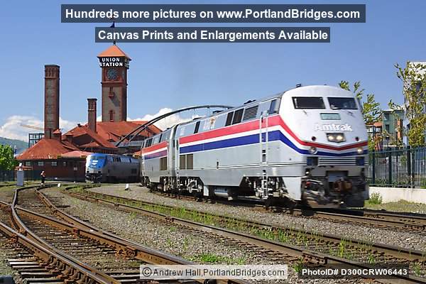 Portland Union Station, Amtrak Train