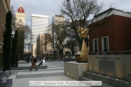 Downtown at Fred Meyer Plaza, Portland Art Museum